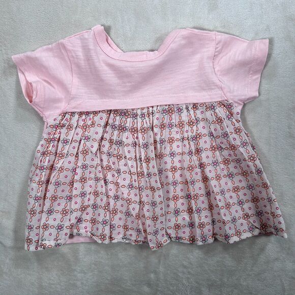 Everbloom Baby 6 Months Pink Embroidered Flower Heart Billy Tee Shirt New - Picture 6 of 9